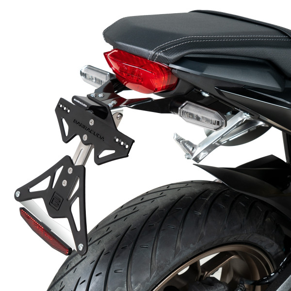 Kennzeichenhalter Honda CB 650R 2021 für orginalen Blinkern