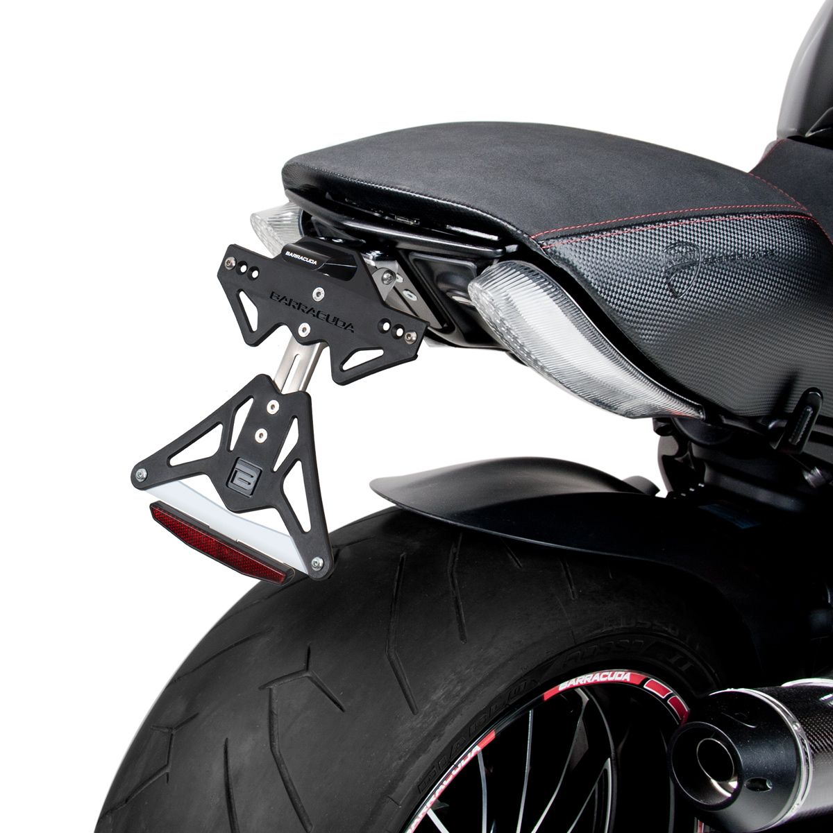 Ducati Diavel Barracuda Moto Kennzeichenhalter