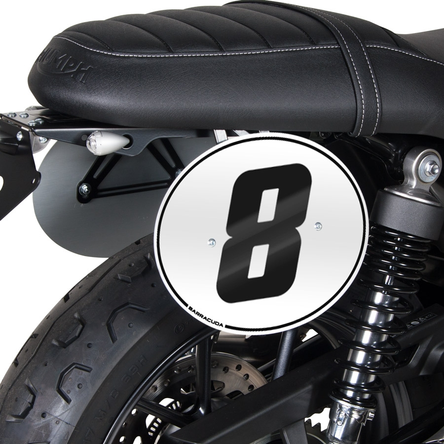 Barracuda Nummerntafel Triumph Street Twin
